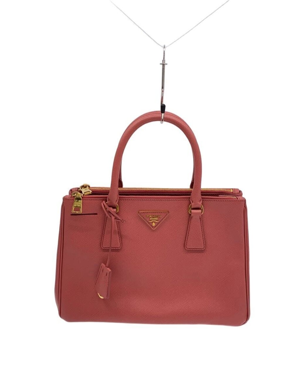 Prada Handbag Pink Galleria Saffiano Leather on the bottom